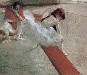 Edgar Degas Dancer have a break Sweden oil painting artist
